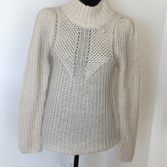 EXPRESS sweater. Women’s Size SP. cream/white with subtle shiny detail. 🔥NWT - Picture 10 of 14